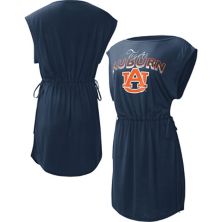 Women's G-III 4Her by Carl Banks Navy Auburn Tigers GOAT Swimsuit Cover-Up Dress In The Style
