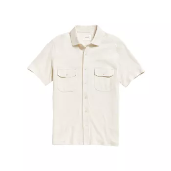 Hemp-Cotton Knit Shirt Billy Reid