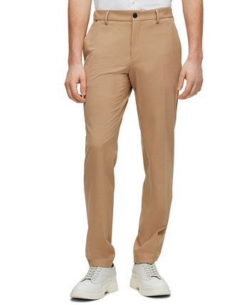 Мужские облегающие брюки из эластичной ткани с микро-рисунком BOSS BOSS