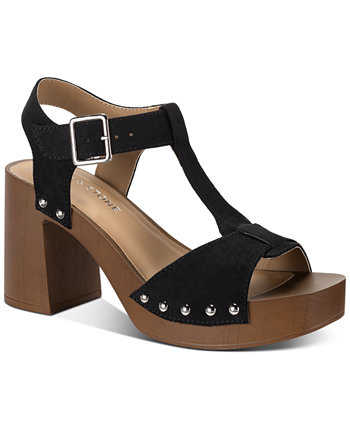 Twinniee T-Strap Studded Platform Sandals, Created for Macy's Sun & Stone