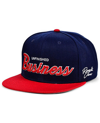 Men's Royal and Red Unfinished Business Snapback Hat Rings & Crwns