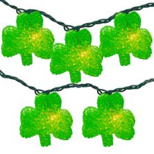Green Irish Shamrock St Patrick's Day 10-Light String Lights Northlight