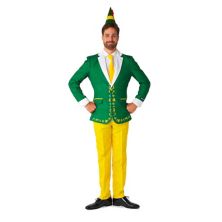 Мужской костюм Meister Elf™ Modern-Fit, лицензионный комплект новогоднего новогоднего костюма Suitmeister