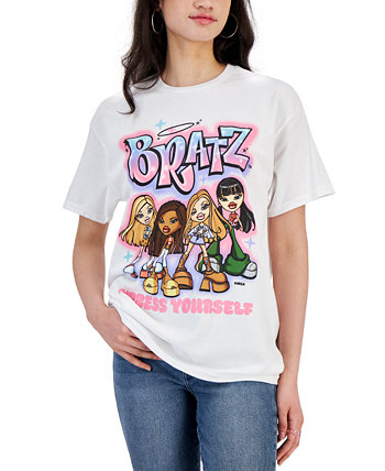 Juniors' Cotton Bratz Graphic Relaxed-Fit T-Shirt Love Tribe