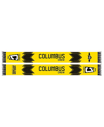 Men's and Women's Yellow Columbus Crew 2024 Jersey Hook Scarf Ruffneck Scarves
