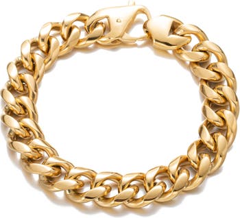 Плетеный браслет-цепочка Luther с покрытием из 18-каратного золота Eye Candy Los Angeles