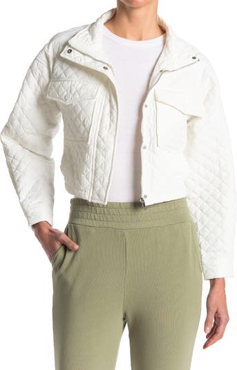 Стеганый пиджак с накладными карманами Elodie