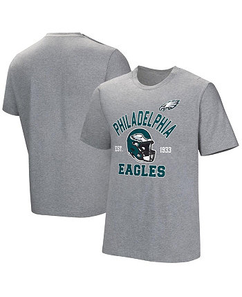 Мужская серая адаптивная футболка Philadelphia Eagles Tackle NFL