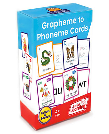 Карточки из графемы в фонему Junior Learning