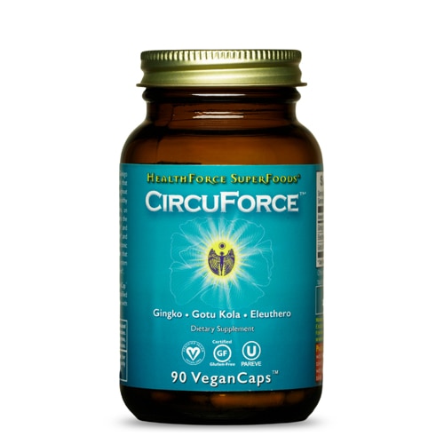CircuForce™ Brain Power -- 90 веганских капсул HealthForce Superfoods