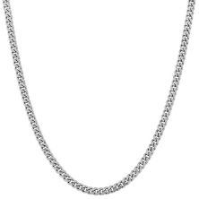 Ожерелье из стерлингового серебра с кубинской цепочкой Unbranded