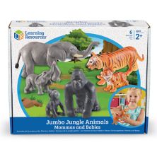 Учебные ресурсы Мамы и малыши Джамбо Животные в джунглях Learning Resources