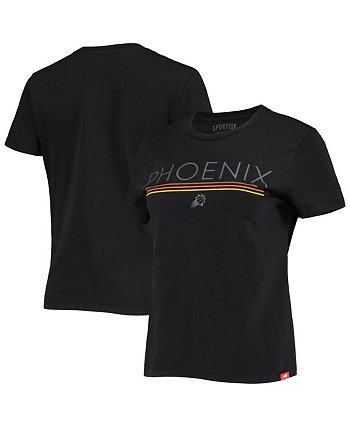 Женская черная футболка Phoenix Suns Arcadia Sportiqe