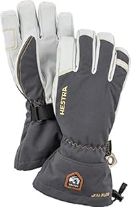 Hestra Waterproof Ski Gloves: Mens and Womens Army Leather Gore-Tex Cold Weather Gloves Hestra