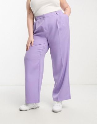 Фиолетовые широкие брюки Yours сшитые на заказ Yours