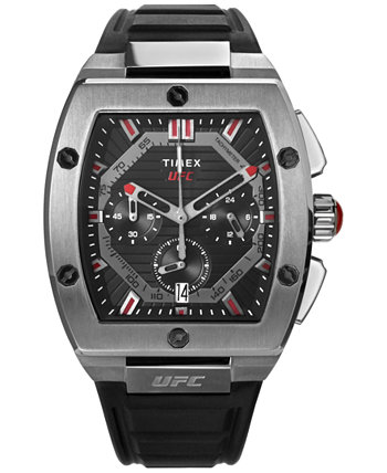 Мужские аналоговые часы UFC Beast, черные силиконовые часы, 51 мм Timex