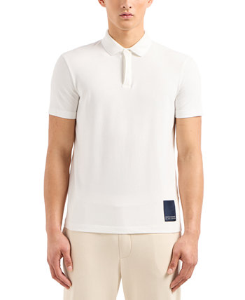 Мужская рубашка-поло стандартного кроя ограниченной серии Milano с нашивкой-логотипом Armani