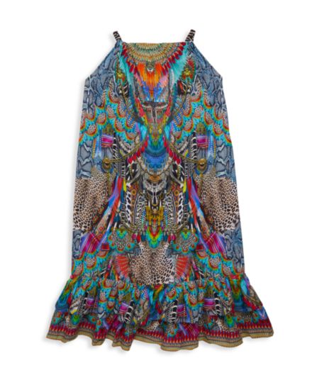 Girl's Print Flounce Dress Milla by CAMILLA