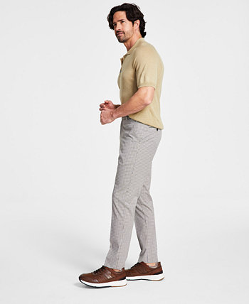 Мужские классические брюки Modern-Fit TH Flex Stretch в клетку Tommy Hilfiger