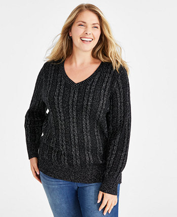 Женский свитер большого размера Style & Co Style & Co