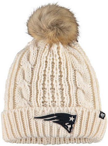Женская вязаная шапка с манжетами '47 New England Patriots Meeko Lids