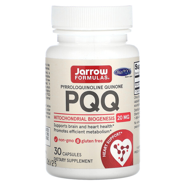 PQQ, 20 мг, 30 капсул Jarrow Formulas