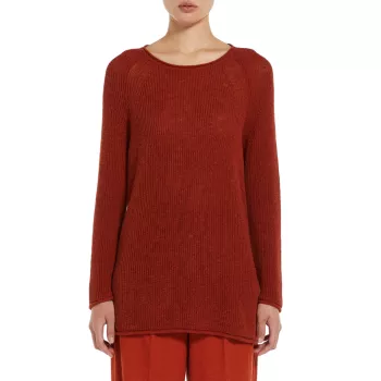 Diretta Cotton-Linen Sweater Max Mara