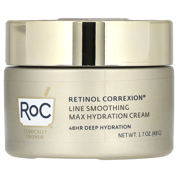 Retinol Correxion, Разглаживающий крем для максимального увлажнения линий, 1,7 унции (48 г) RoC