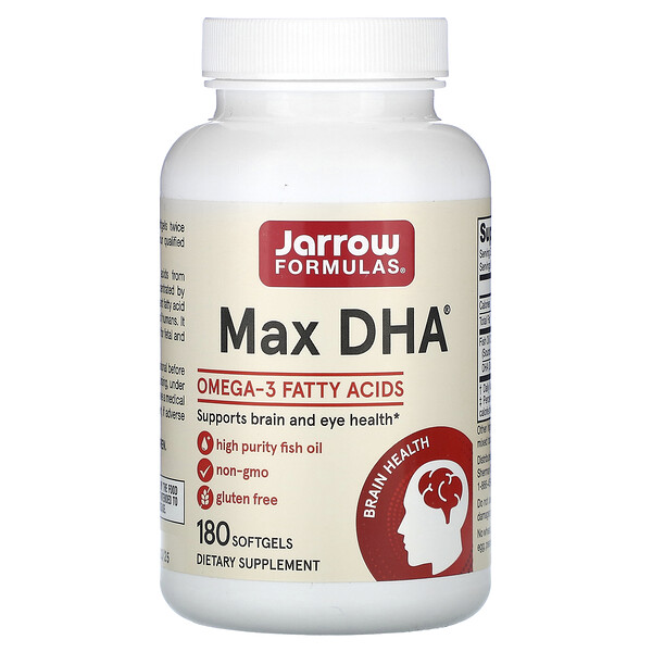 Max DHA, 180 капсул - Jarrow Formulas Jarrow Formulas