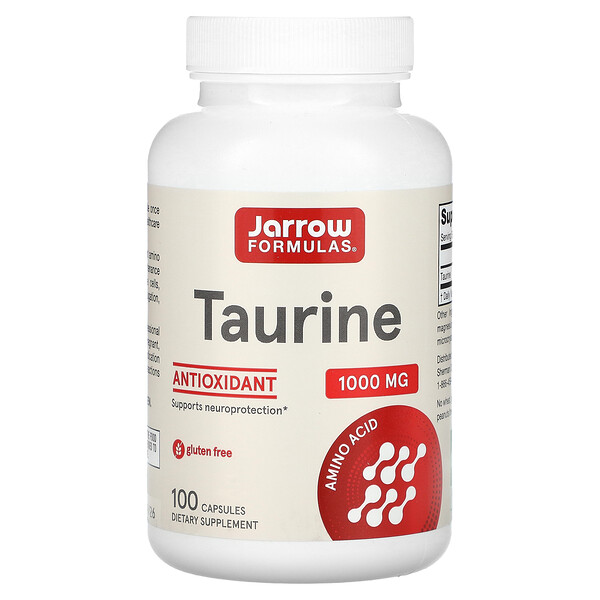 Таурин - 1000 мг - 100 капсул - Jarrow Formulas Jarrow Formulas