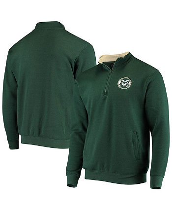 Мужской зеленый пуловер с молнией в четверть и логотипом Colorado State Rams Tortugas Colosseum