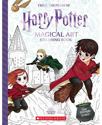 Книжка-раскраска «Магическое искусство» (Гарри Поттер) от Violet Tobacco Barnes & Noble