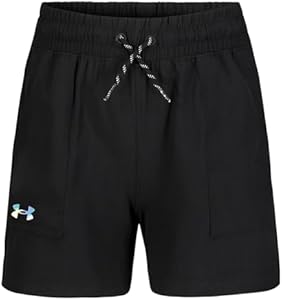 Under Armour Girls' Outdoor Shorts, 4-Way Stretch Woven Bottoms, Lightweight & Breathable Under Armour