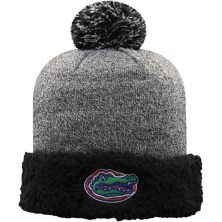 Женская вязаная шапка Top of the World, черная, Florida Gators, с манжетами и помпоном Top of the World