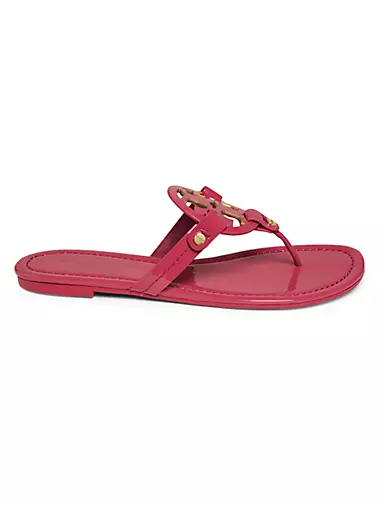 Miller Patent Leather Thong Sandals Tory Burch