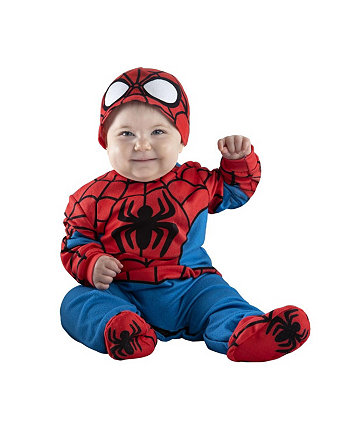 Костюм Человека-Паука со шляпой для маленьких мальчиков и девочек Jazwares