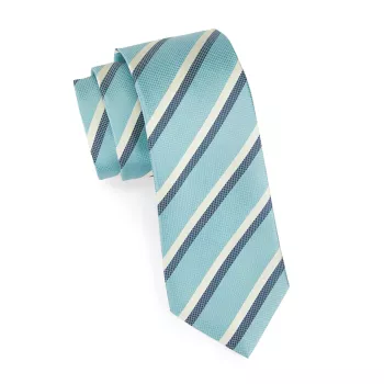 Полосатый шелковый галстук ISAIA