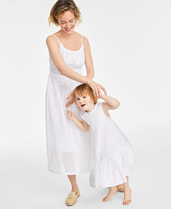 Хлопковое платье с люверсами для малышей и маленьких девочек, созданное для Macy's On 34th