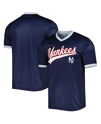 Мужская темно-синяя футболка команды New York Yankees Cooperstown Collection Stitches