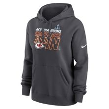 Women's Nike Kansas City Chiefs 2023 NFL Conference Champions Trophy Hoodie NFL