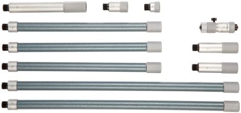 Mitutoyo 137-012 Tubular Vernier Inside Micrometer, Extension Rod Type, 2-2.5" Range, 0.001" Graduation, +/-0.00017" Accuracy Mitutoyo