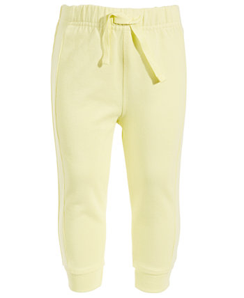 Хлопковые брюки-джоггеры с отделкой в рубчик для маленьких мальчиков, созданные для Macy's First Impressions