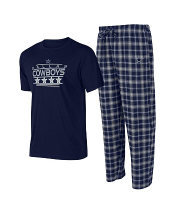 Мужской комплект для сна из футболки и брюк темно-синего цвета Dallas Cowboys Arctic Concepts Sport