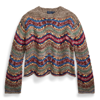 ralph lauren pointelle sweater