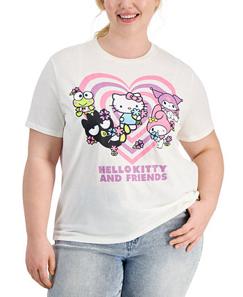 Женская футболка с круглым вырезом и короткими рукавами Hello Kitty Love Tribe
