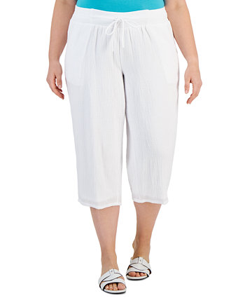 Укороченные брюки больших размеров из марли, созданные для Macy's J&M Collection