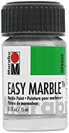 Краски для мраморирования Marabu Easy Marble 15 мл, Аметист (№081), для мгновенного создания мраморных эффектов Marabu