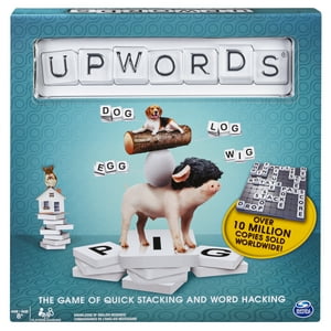 Spin Master Games, Upwords, The Quick Stacking Word Games, for Ages 8+ Spin Master Games