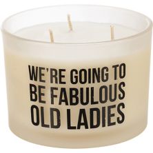 By Kathy &#34;Fabulous Old Ladies&#34; Lavender 13.4-oz. Candle Jar By Kathy