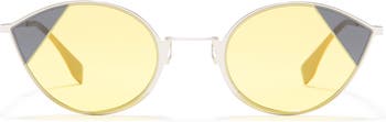 Солнцезащитные очки «кошачий глаз» 51 мм FENDI